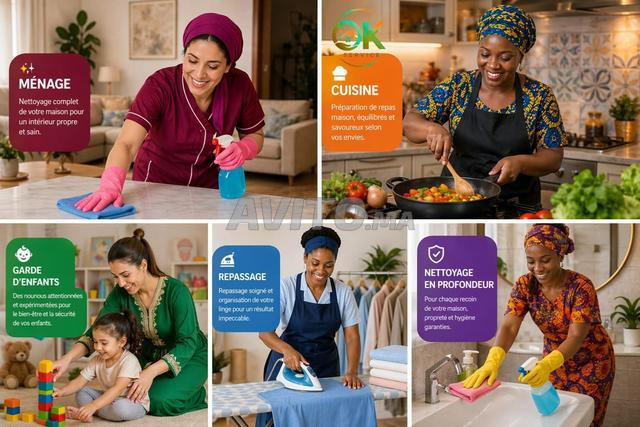 Aide maison polyvalente africaine et marocaine