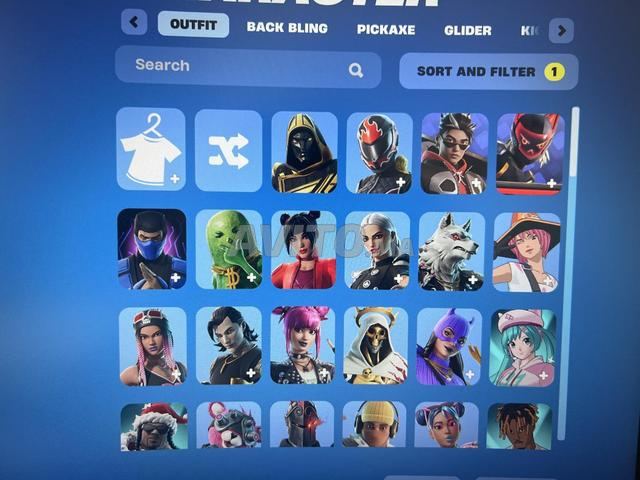 حساب فورتنايت مع ترافيس سكوت و وايلدكات