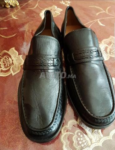 Mocassin chaussures cuir Italy 43 44 - 2