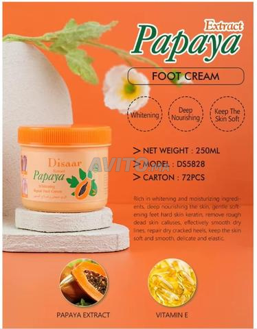 Crème pour les pieds à la papaye