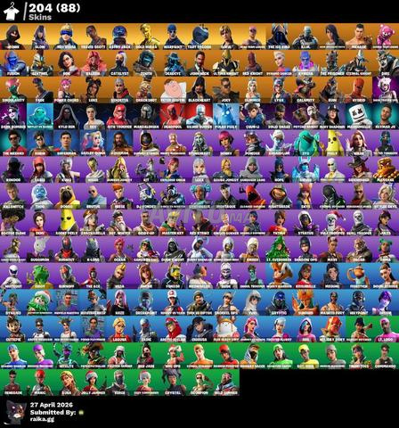 Compte Fortnite OG ikonik/neo versa/travis