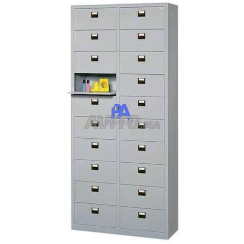 Armoire 20 cases moderne/vestiaire - 2