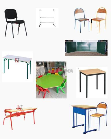 Tables et Bureaux Scolaires – Disponible