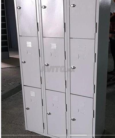 Vestiaire métallique / monobloc / avec serrure