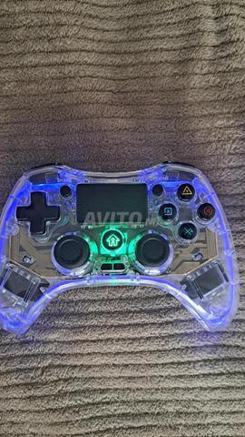 Manette sans fil lumière LED PS4 PC Android