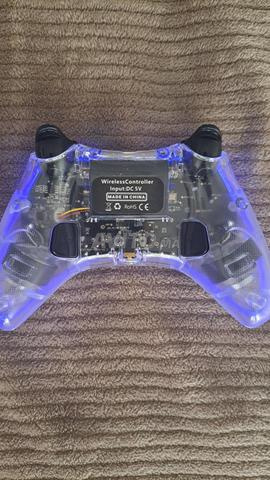 Manette sans fil lumière LED PS4 PC Android - 2