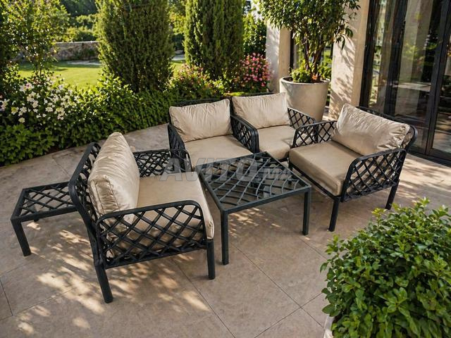 Salon de jardin modulable moderne haute qualité