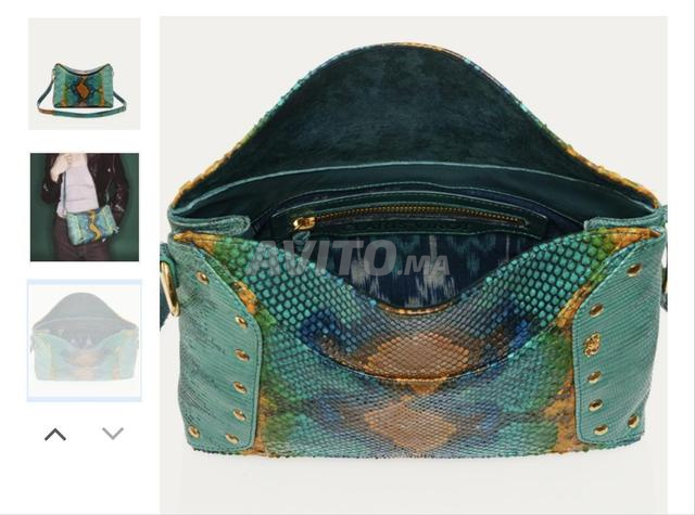 Sac Claris Virot cuir python neuf jamais porté - 2