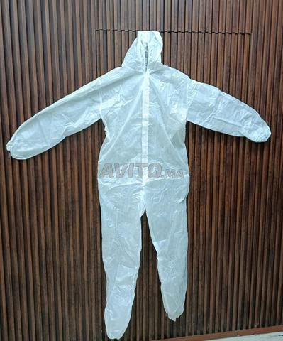 Blouse combinaison gants latex nitrile