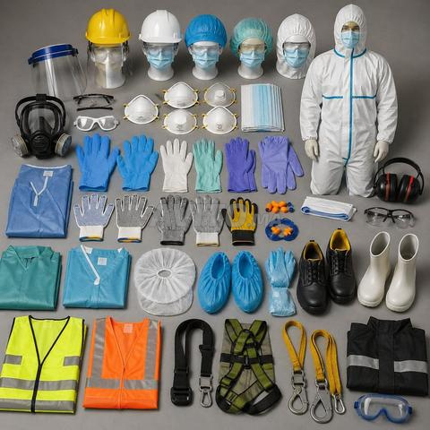 معدات الوقاية الشخصية والمستهلكات الطبية