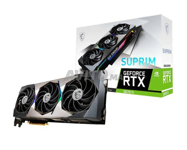 Carte Graphique MSI RTX 3070 Ti SUPRIM X 8G