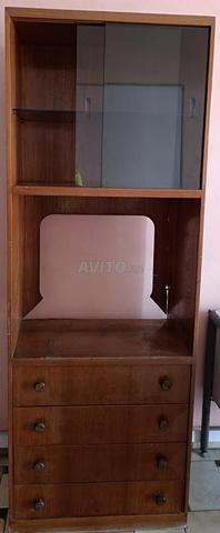 Meuble bibliothèque en bois