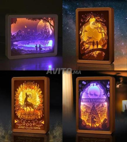 لوحة ضوئية ثلاثية الأبعاد ديكورية - 2