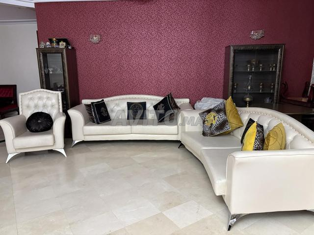 Fauteuil beige en très bon état - 2