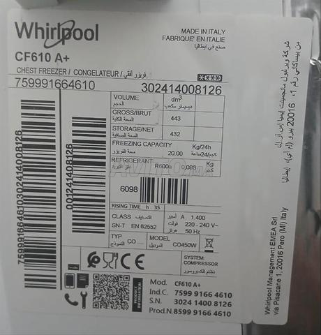 Congélateur / Frigo Whirlpool - 2