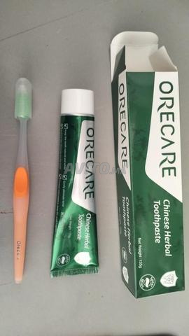 Dentifrice naturel Orecare, brosse à dents offerte