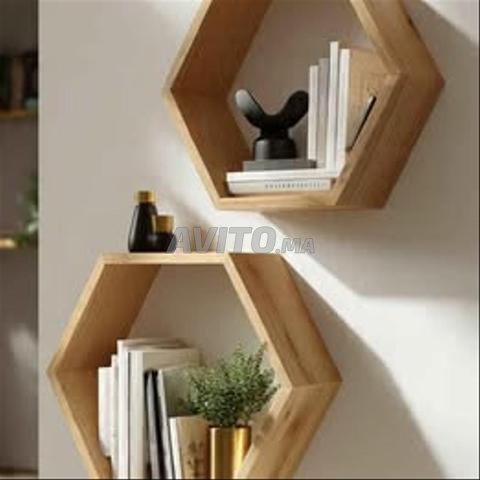 Étagères en bois modernes, décoration élégante pour votre maison