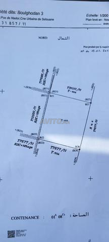 Terrain titré 108m² Selouane - 2