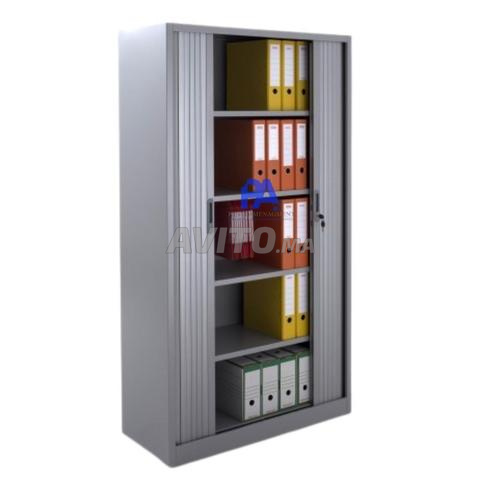 Armoire métallique à porte rideau / Vestiaire - 2