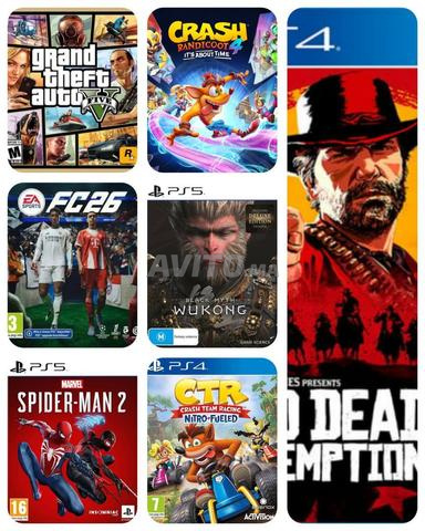 Jeux et PS Plus PS4 PS5 au meilleur prix avec garantie