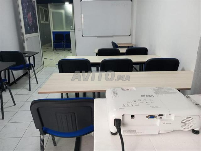 Bureau maître 1m20 / rangement scolaire / table / chaise - 2