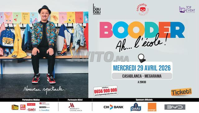 Booder ah l'école tickets carré d'or 29/04