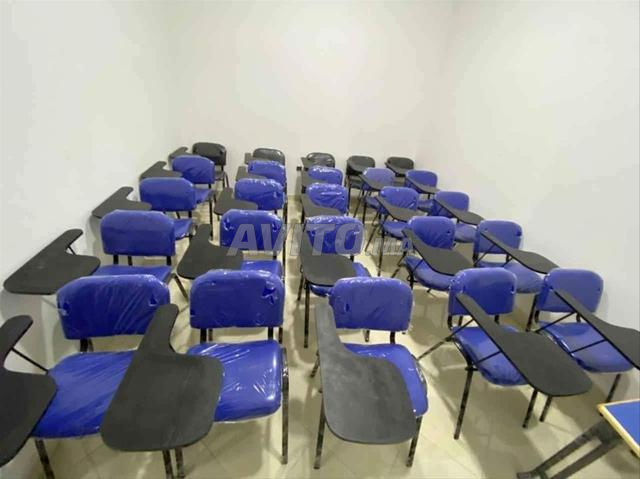 Chaise de formation avec écritoire / vestiaire - 2