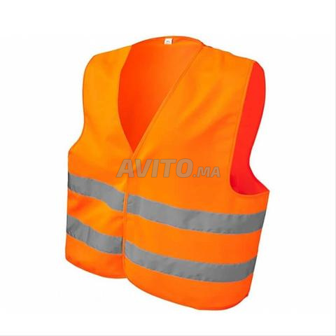 Gilet orange en gros