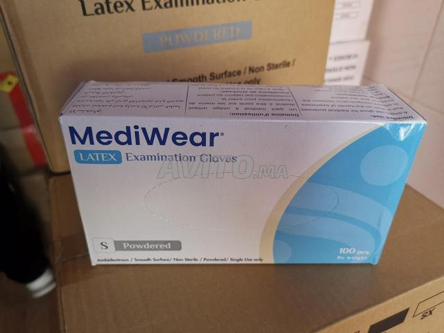 قفازات لاتكس للاستخدام مرة واحدة