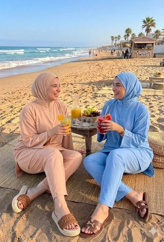 👒 بوركيني حجابيستا 4 قطع 🤽‍♀️🌞 - 2