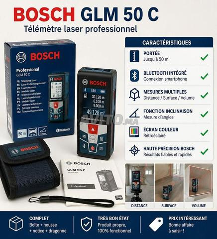 Télémètre laser Bosch GLM 50 C Professional - 2