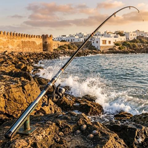 قصبة صيد كابرلان 3.90 متر مع بكرة جديدة - 2