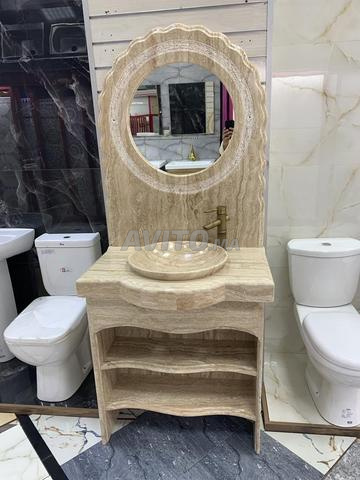 Lavabo en travertin - 2