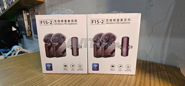 ميكروفون لافاليير لاسلكي F15-2 - 2