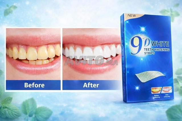 9D White Bandelettes blanchissantes pour les dents
