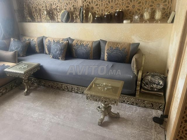 À vendre salon marocain en bois fait main - 2