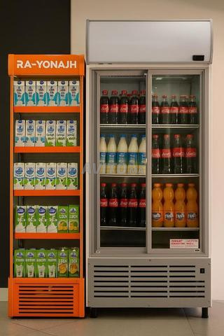 ❄️ Réfrigérateur vitrine en verre idéal pour les magasins (S.H)