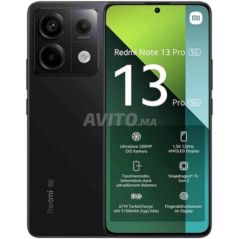 Xiaomi Redmi Note 13 PRO 5G 256/8 NOIR