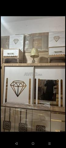 Ensemble chambre à coucher complet bois 18mdf bonne qualité