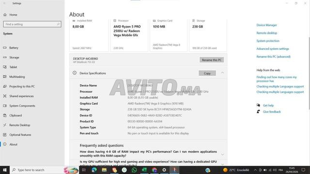 HP EliteBook 755 - 2