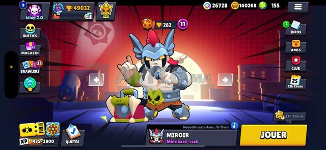 حساب براول ستارز 49000 كأس - 2