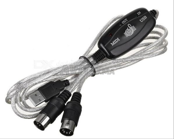 câble midi usb