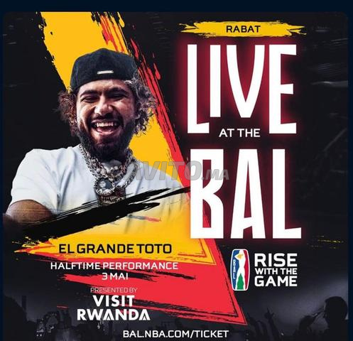 تذاكر بال باسكت ( مباراتان وعرض توتو ) الفئة 3