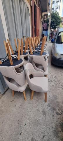 Chaise restaurant café chaises et tables