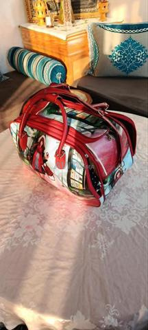 🇪🇸🔥👜 حقيبة حمراء أنيقة | حقيبة نسائية بأسلوب أوروبي - 2