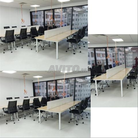 Bureau Multi-Postes 2, 3 et 4 Places Sur Mesure