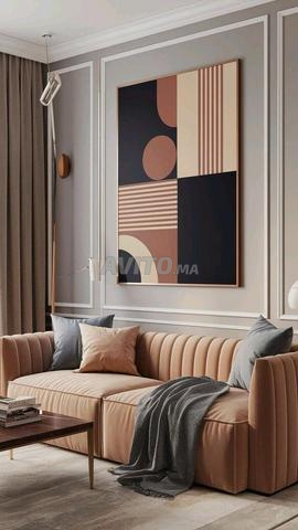 Tableau artistique fait à la main