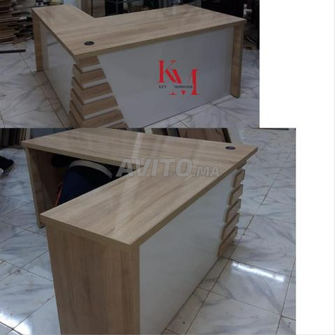  BUREAU AVEC RETOUR Fabrication Sur Mesure - 2