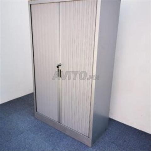 Armoire métallique à porte rideau / Haute et Basse