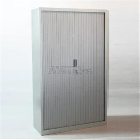 Armoire métallique à porte rideau / Haute et Basse - 2